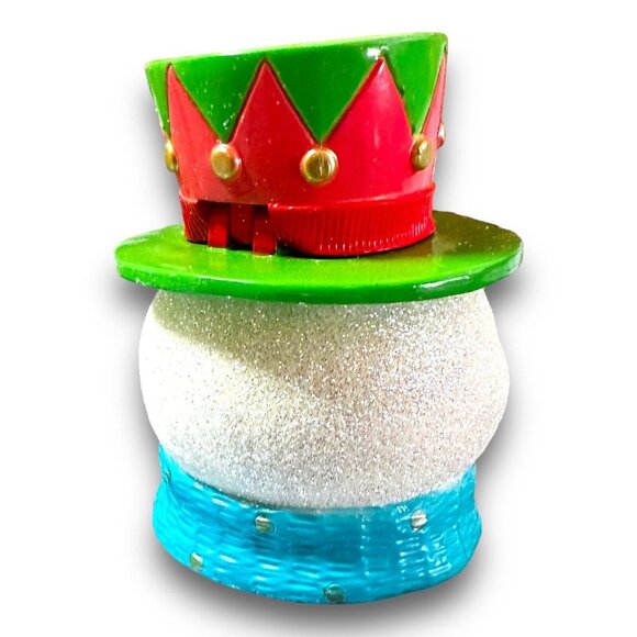 Hallmark Keepsake Cookie Jar Surprise Ornament Set With Santa & Snowman Miniatur - Picture 12 of 13